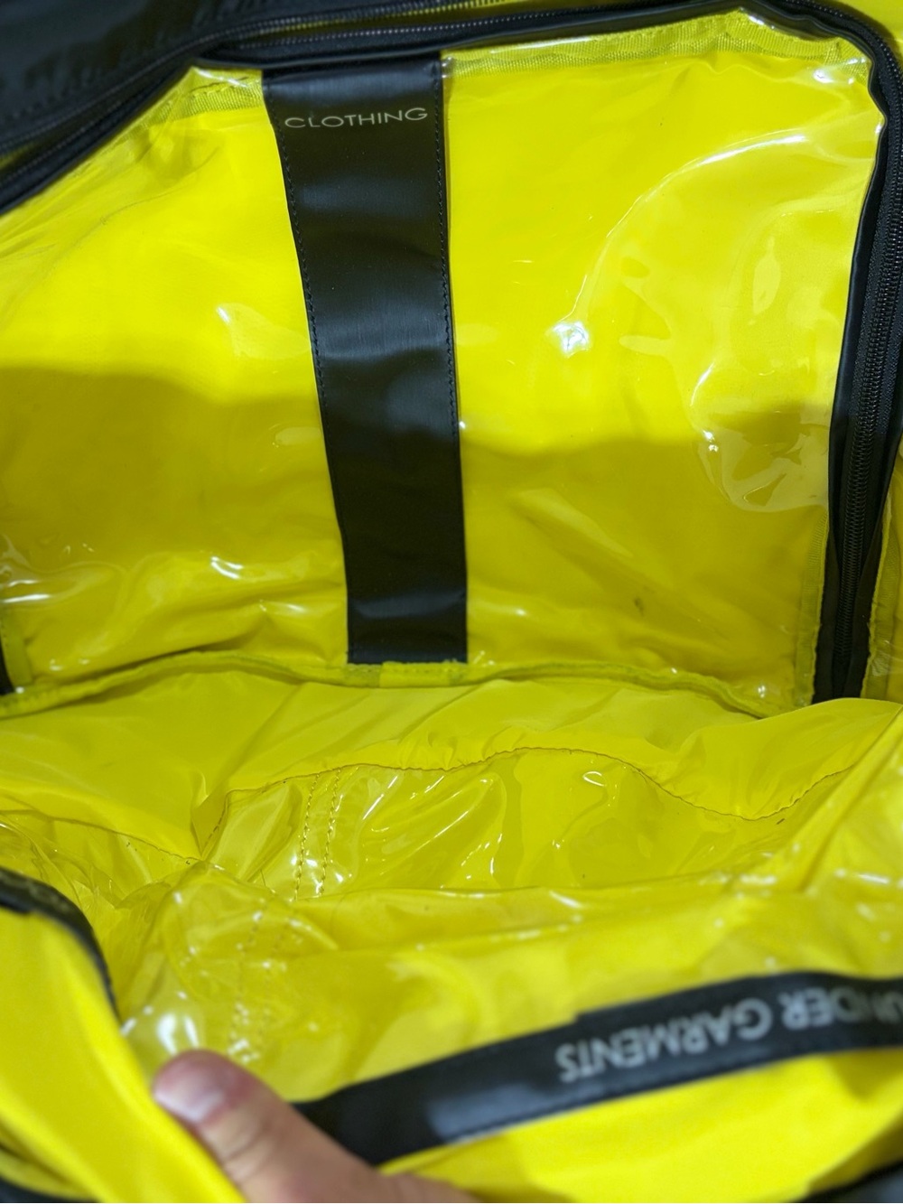 Preta Lobue Nylon Gym Overnight Travel Duffle Bag Black - Picture 5 of 11